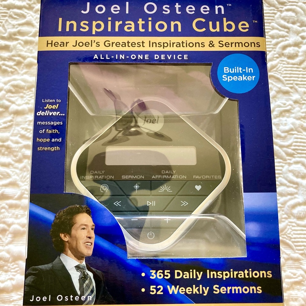 New-In-Box Joel Osteen Inspiration Cube